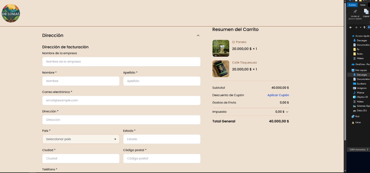 E-commerce Café De Lomas Group